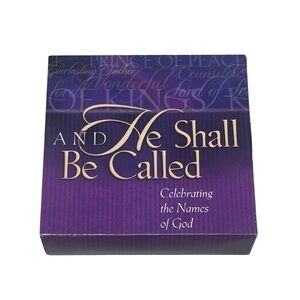❤️ 🆕 AND HE SHALL BE CALLED Purple Religious Gift Box